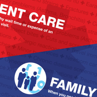 Direct mail marketing for urgent care center