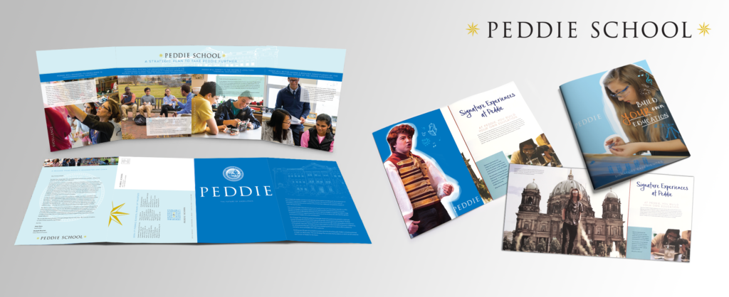 Print collateral for NJ boarding and day school